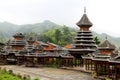 Zhaoxing village , The unique buildings of the nationalityÃÂ  Royalty Free Stock Photo